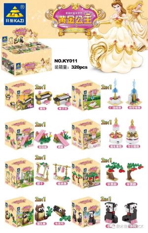 KAZI / GBL / BOZHI KY011-5 Golden Princess 8 small set-up 0