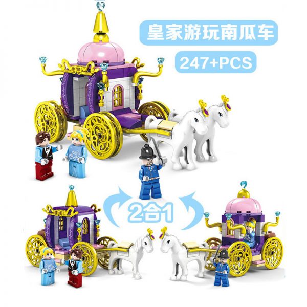 KAZI / GBL / BOZHI 98707-4 Cinderella's Dreamworld Carriage 4 5