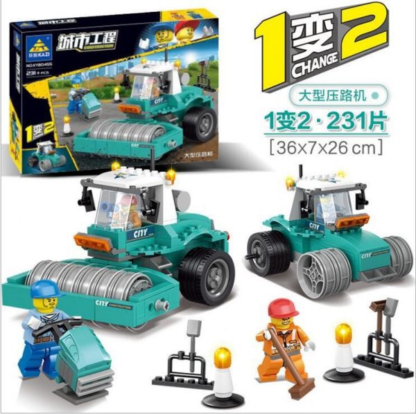 KAZI / GBL / BOZHI KY90455 City Project: Light Tractors, Large Rollers 1