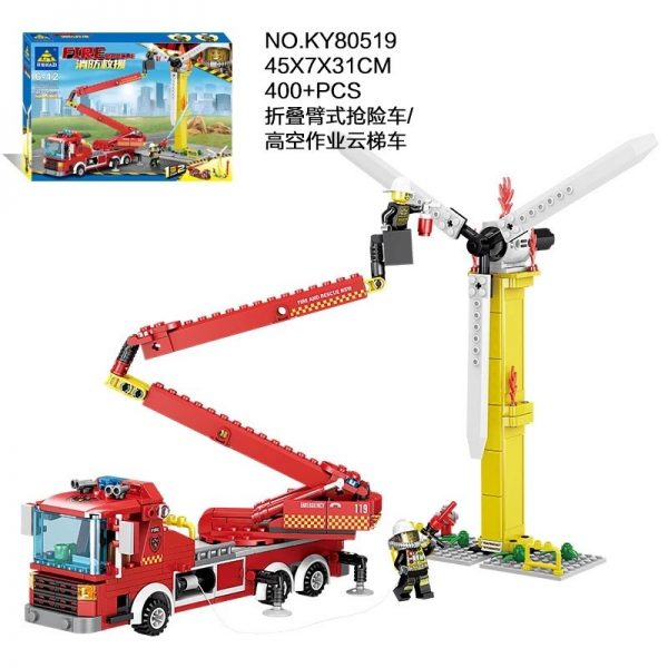 KAZI / GBL / BOZHI KY80519 Fire rescue: folding arm rescue vehicle, high-altitude operation ladder car 1 change 2 2