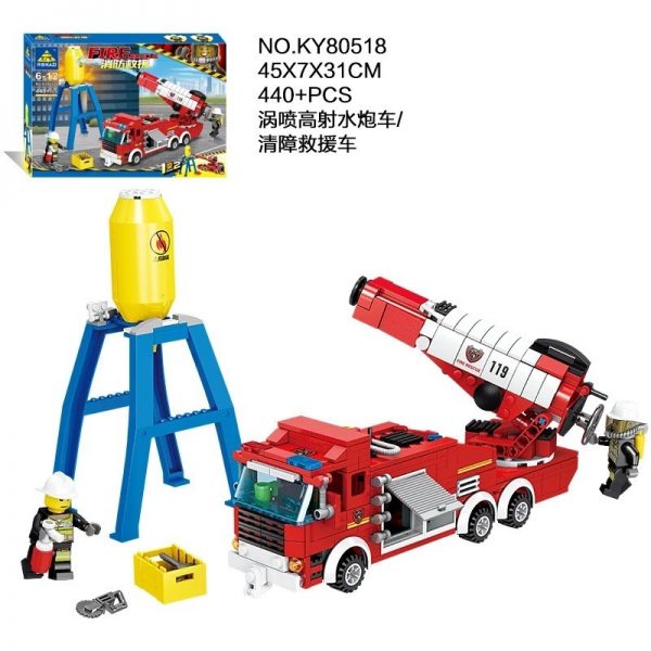 KAZI / GBL / BOZHI KY80518 Fire and rescue: vortex-spray anti-water cannon vehicle, barrier rescue vehicle 1 change 2 2